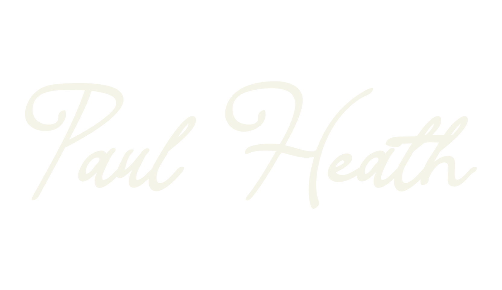 Paul Heath, album cover font preview