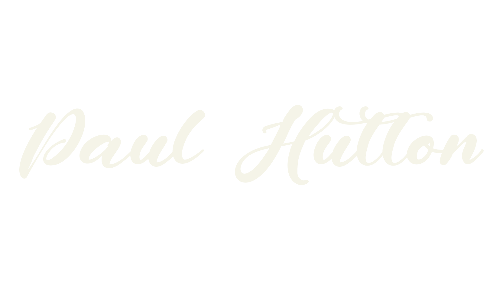 Paul Hutton, bold font preview