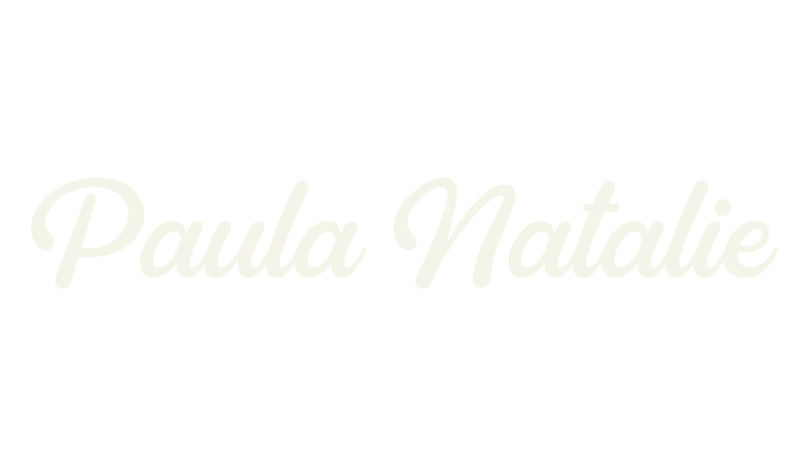 Paula Natalie, cursive font preview