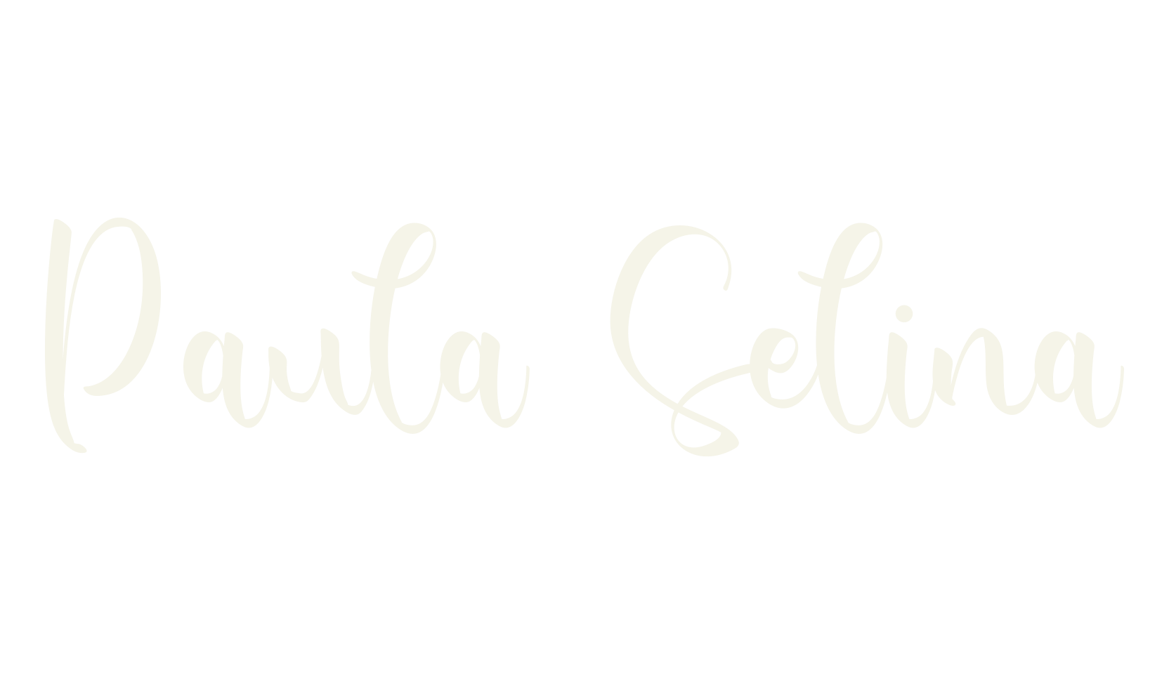 Paula Selina, calligraphy font preview