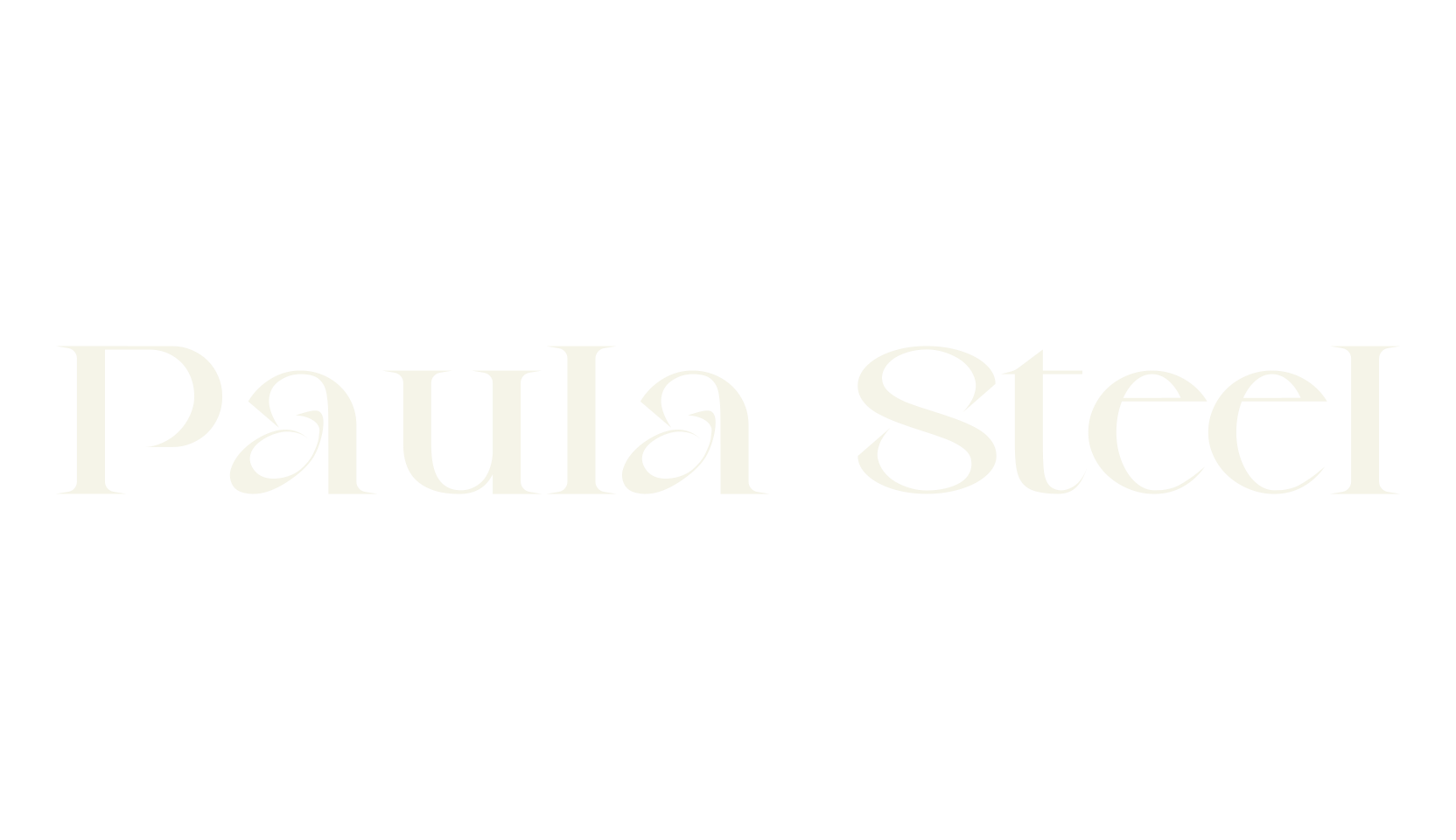 Paula Steel, modern font preview