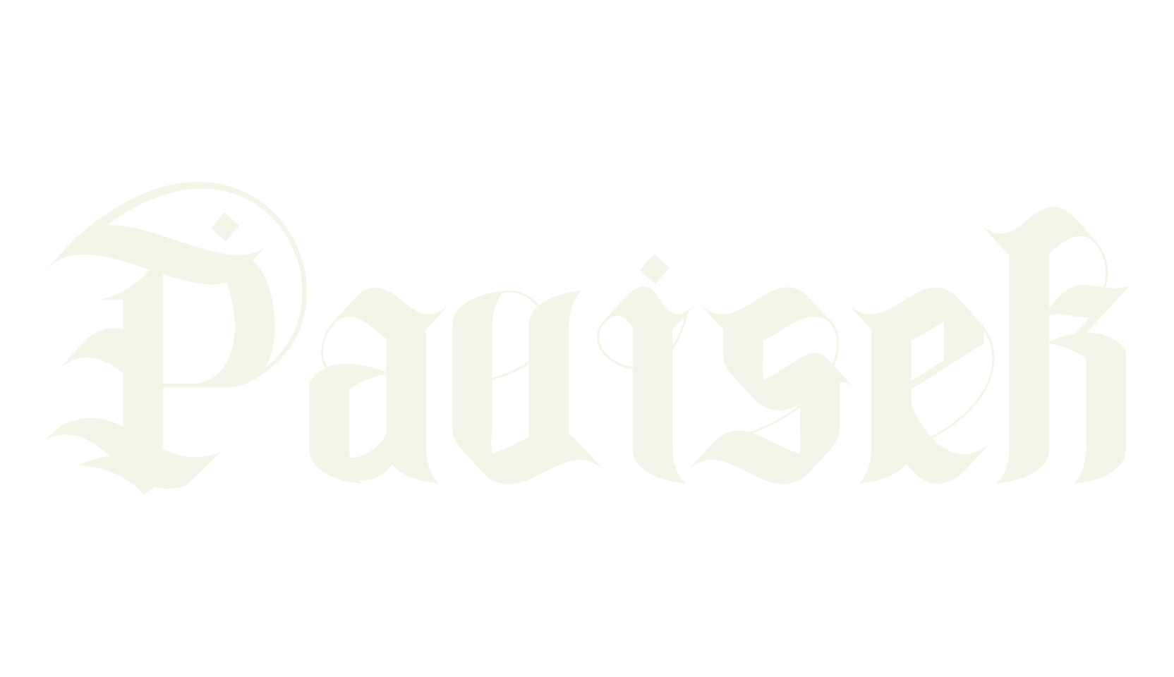 Pavisek, old english font preview