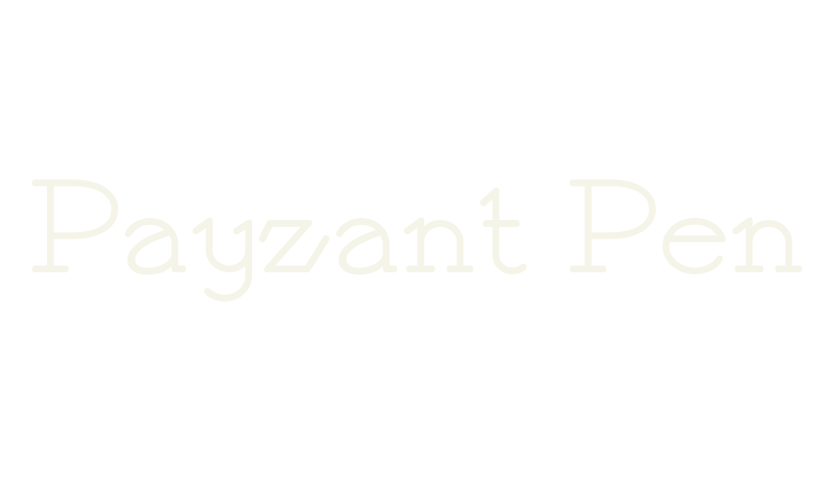 Payzant Pen, handwritten font preview