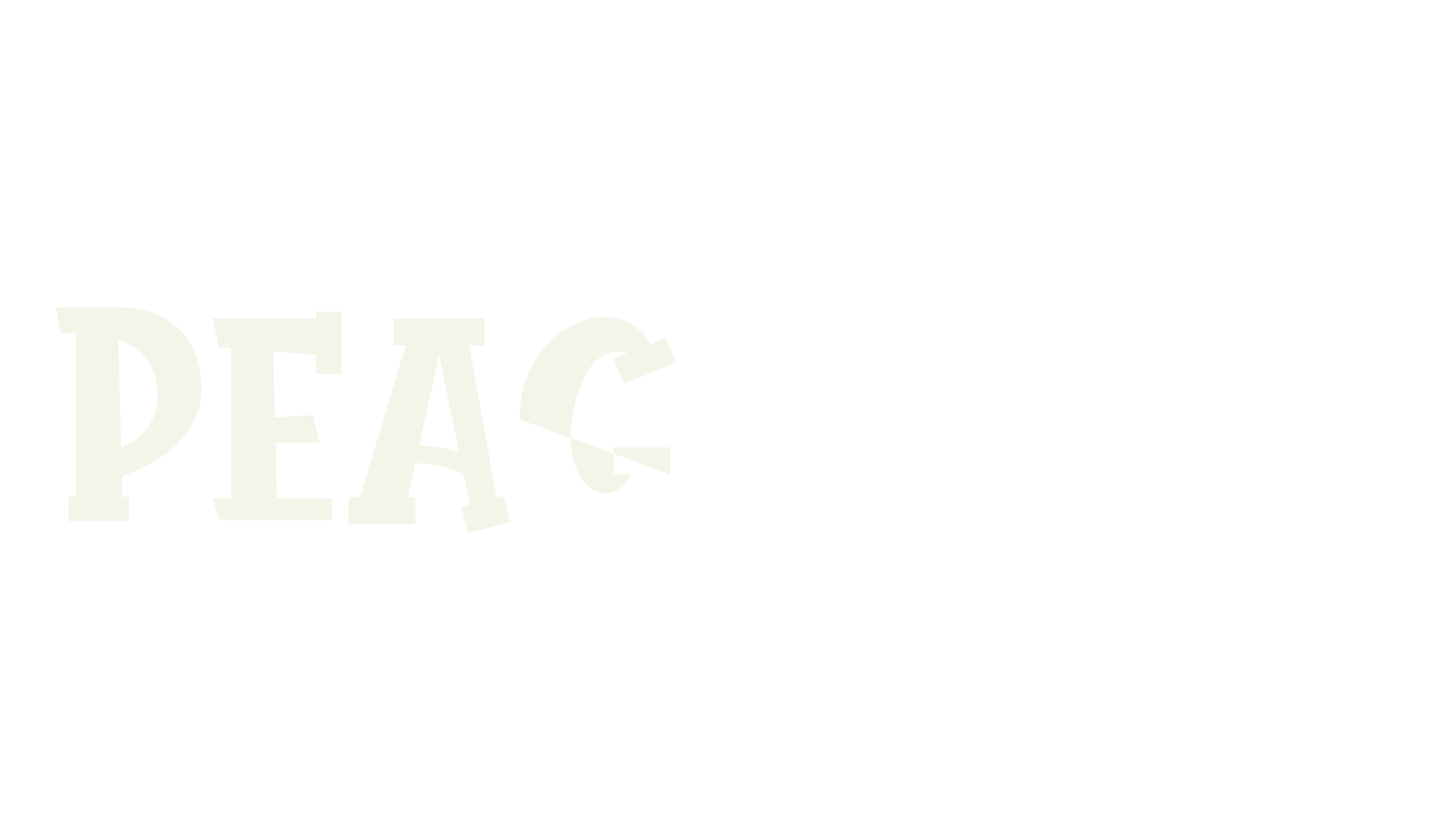 Peachman, fancy font preview
