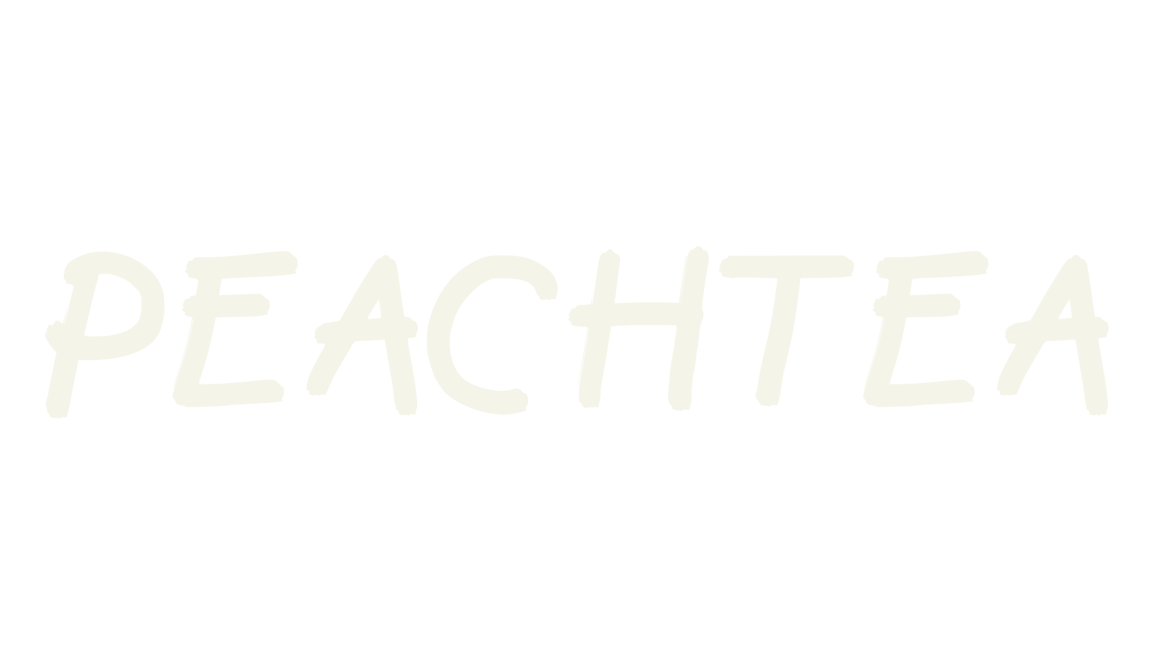Peachtea, handwriting font preview
