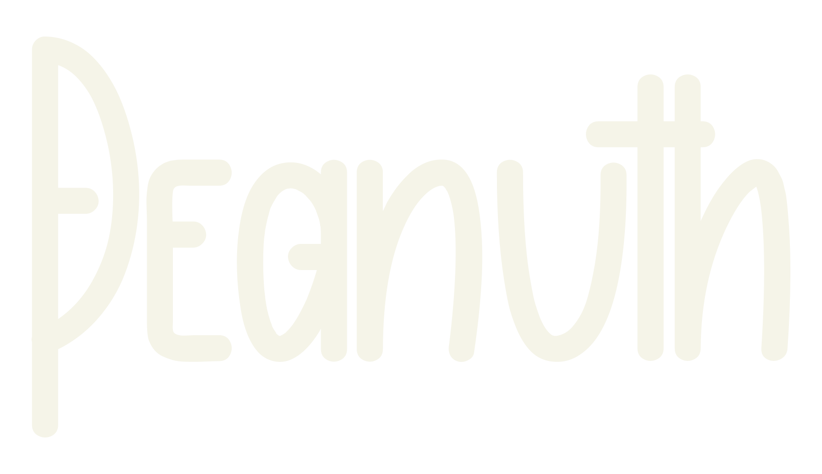 Peanuth, vintage font preview