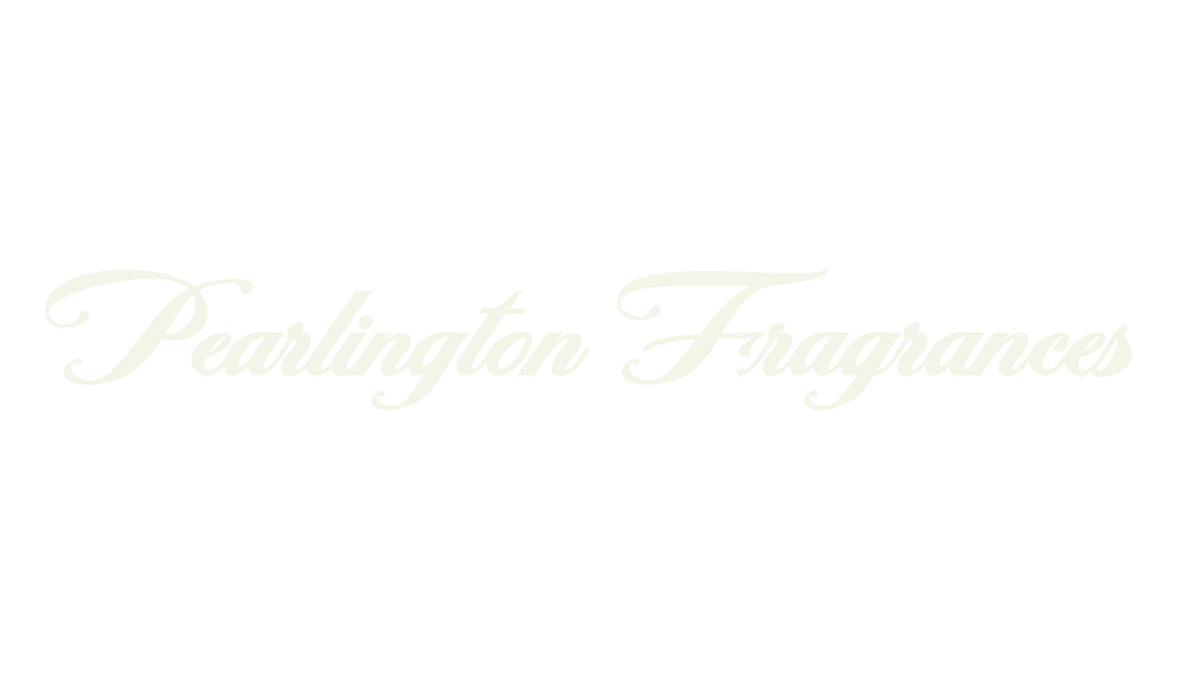 Pearlington Fragrances, fancy font preview
