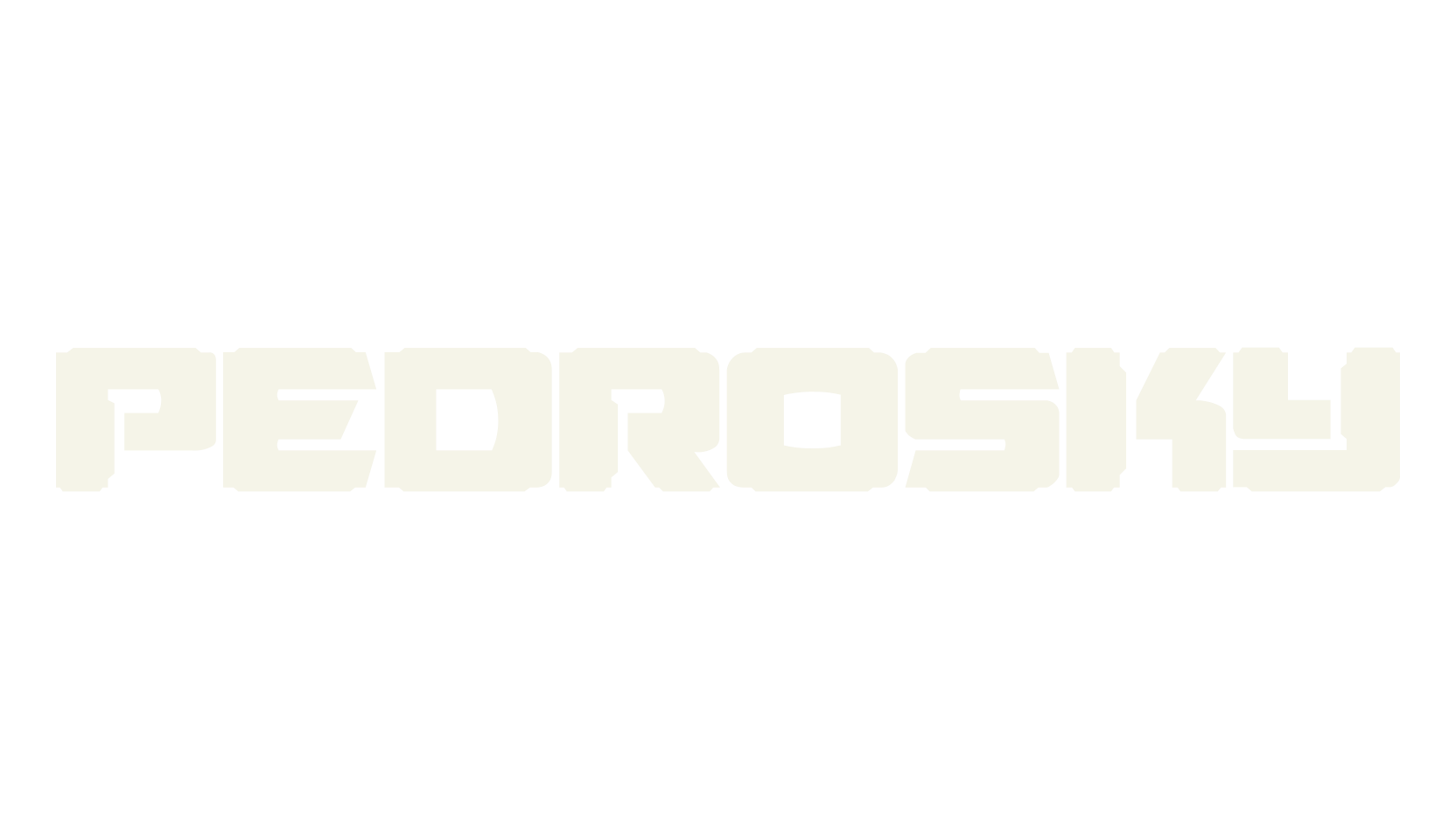 pedrosky, sans serif font preview
