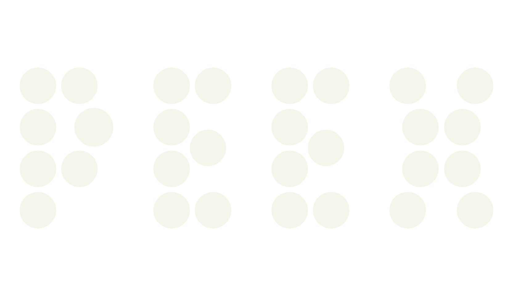 Peex, led font preview