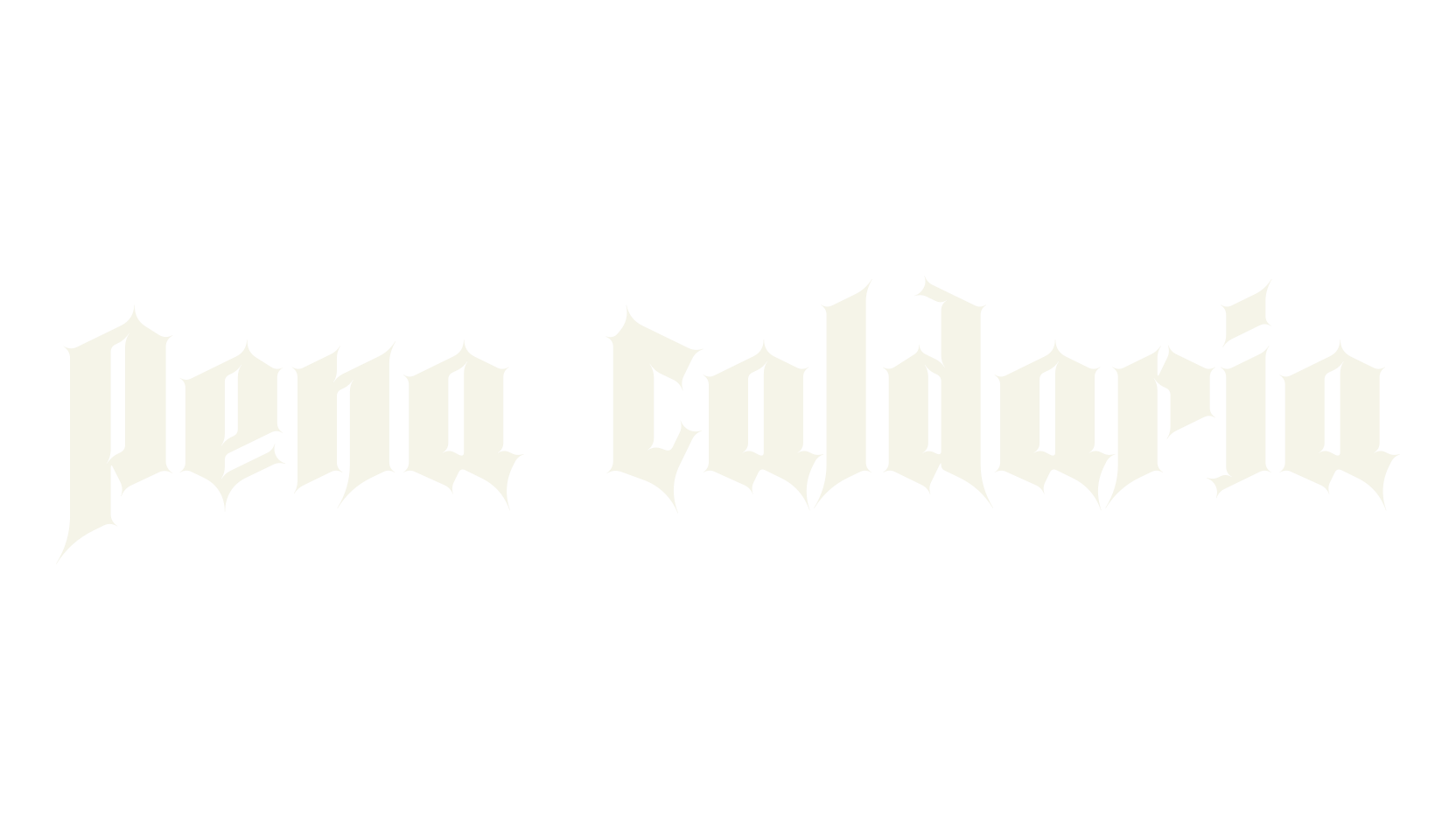 Pena Caldaria, gothic font preview