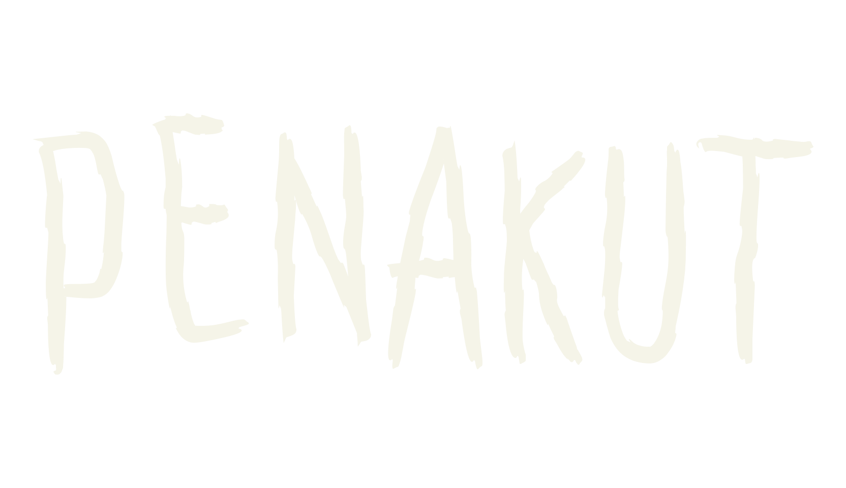 Penakut, display market font preview