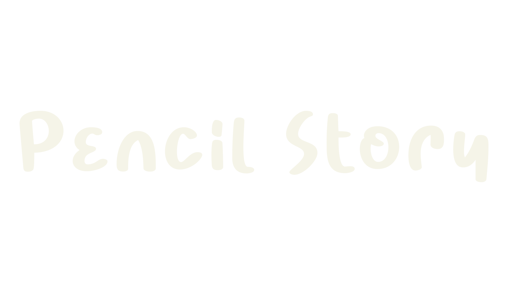 Pencil Story, pencil font preview