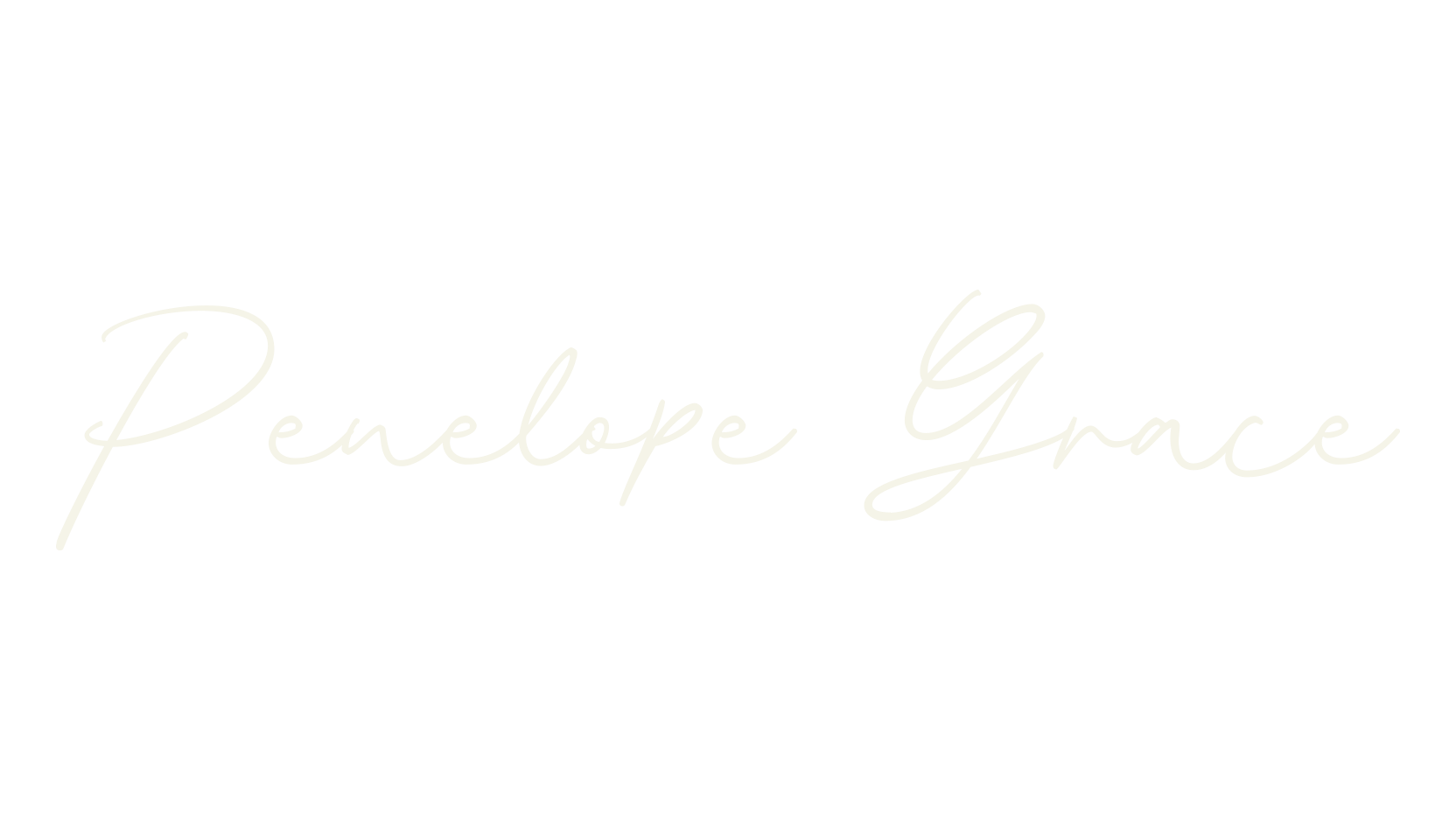 Penelope Grace, fashion sign font preview