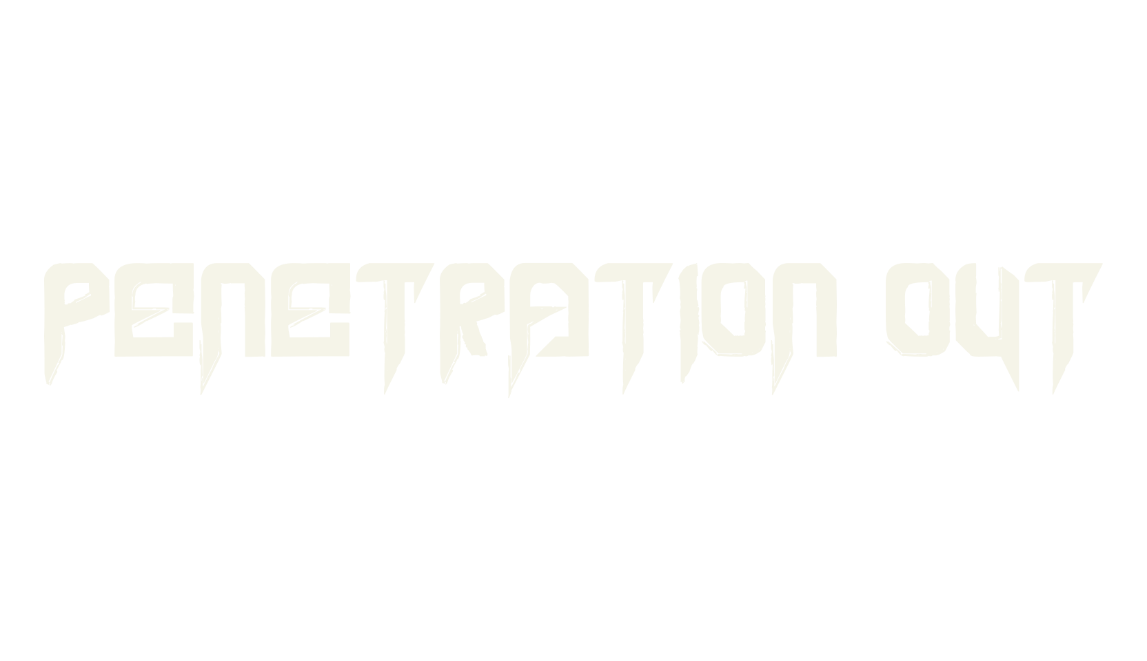 Penetration Out, display market font preview