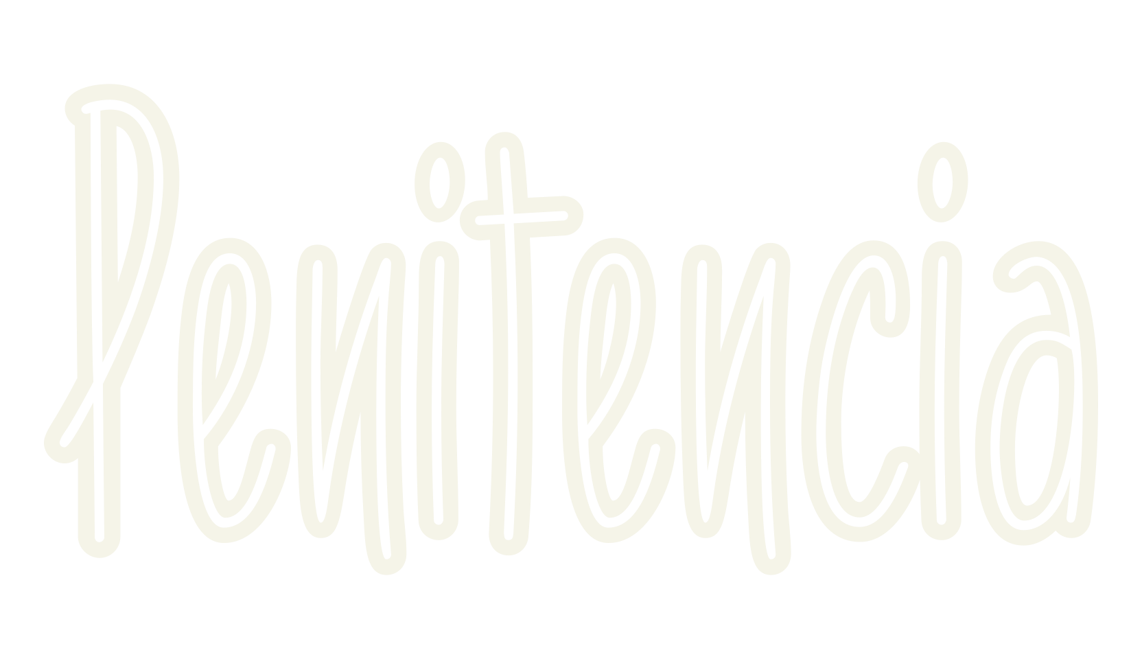 Penitencia, condensed font preview