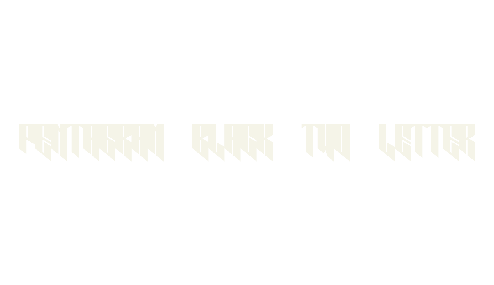 Pentagram Black Two Letter, cool font preview