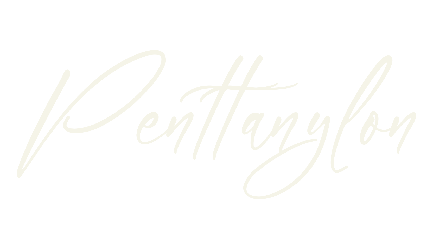 Penttanylon, script font preview