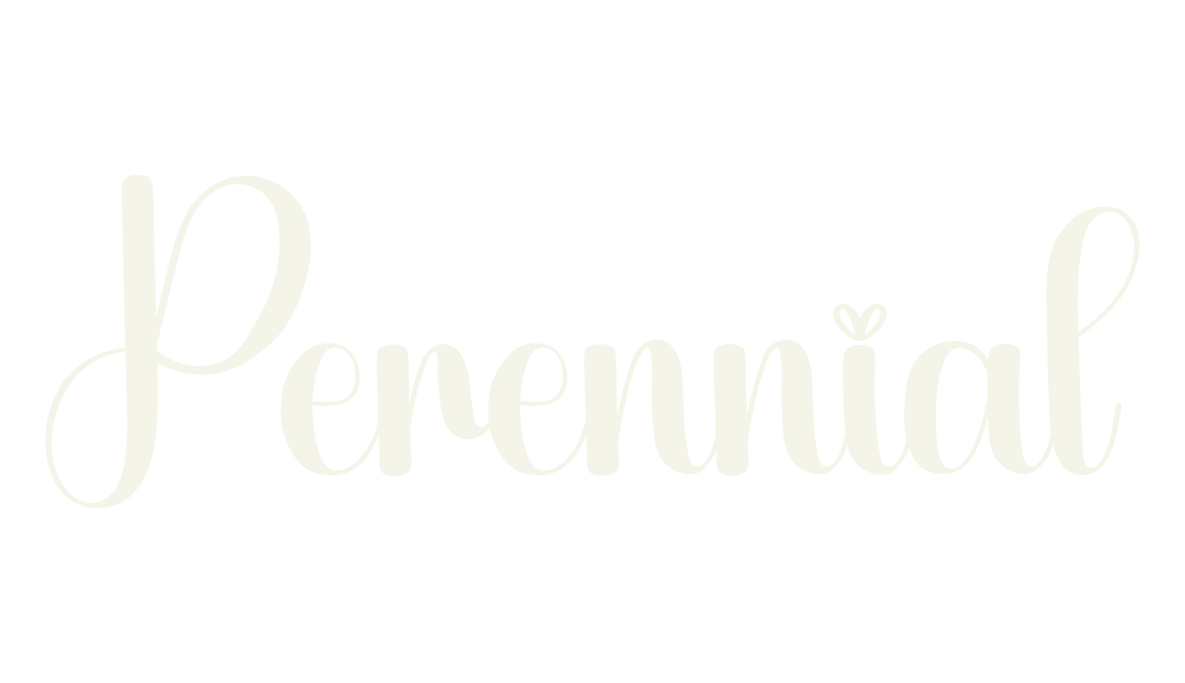 Perennial, calligraphy font preview