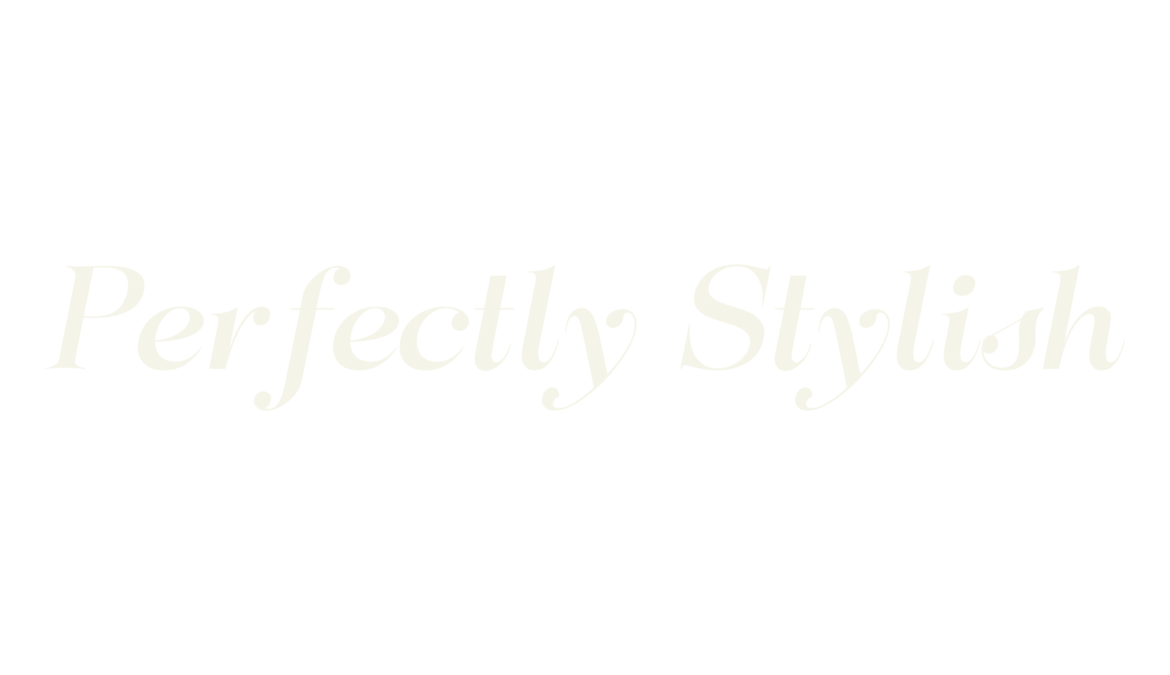 Perfectly Stylish, handwriting font preview