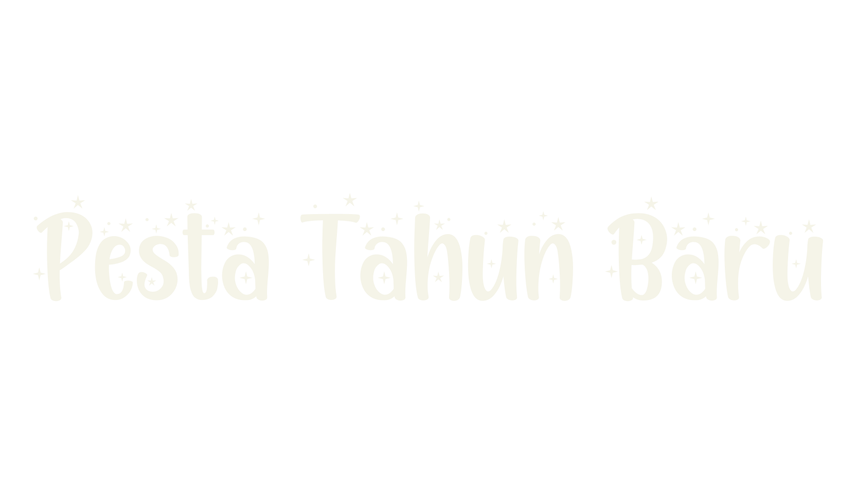 Pesta Tahun Baru, display market font preview