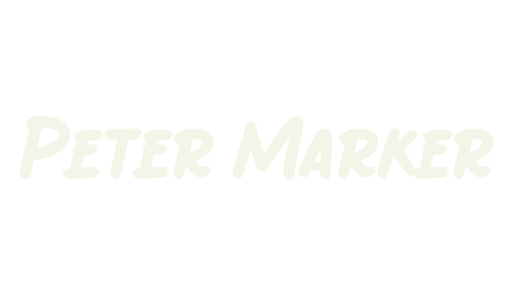 Peter Marker, cool font preview
