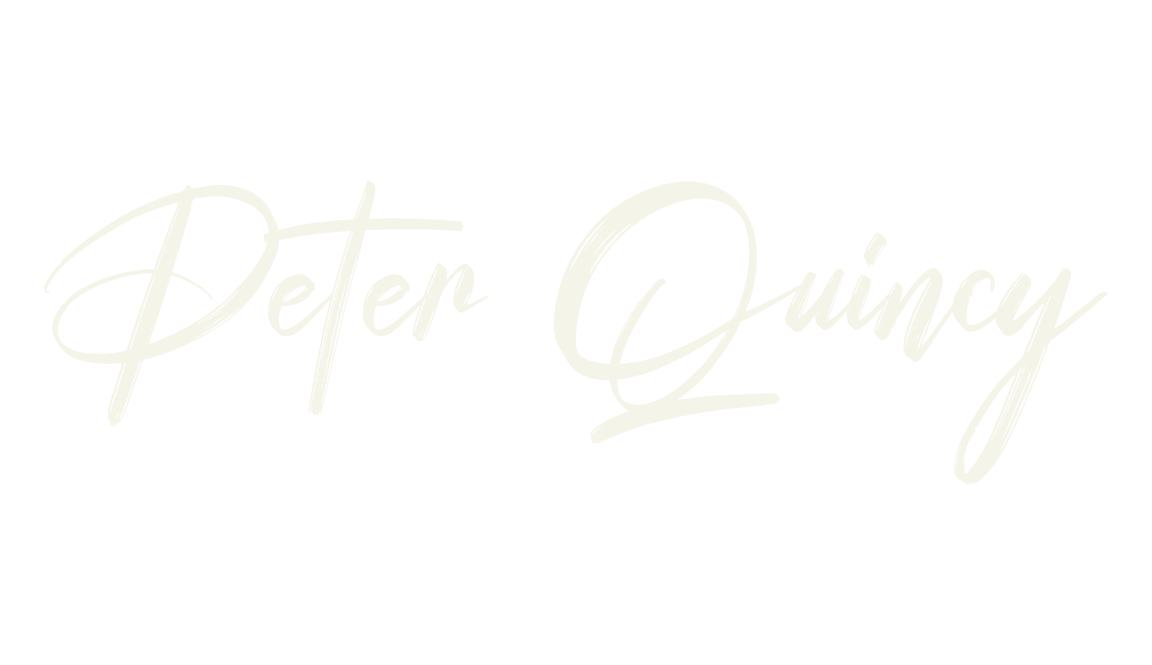 Peter Quincy, cursive font preview