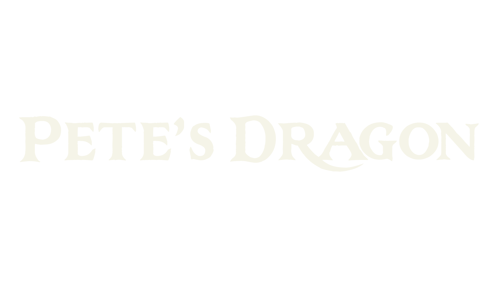 Pete's Dragon, display market font preview