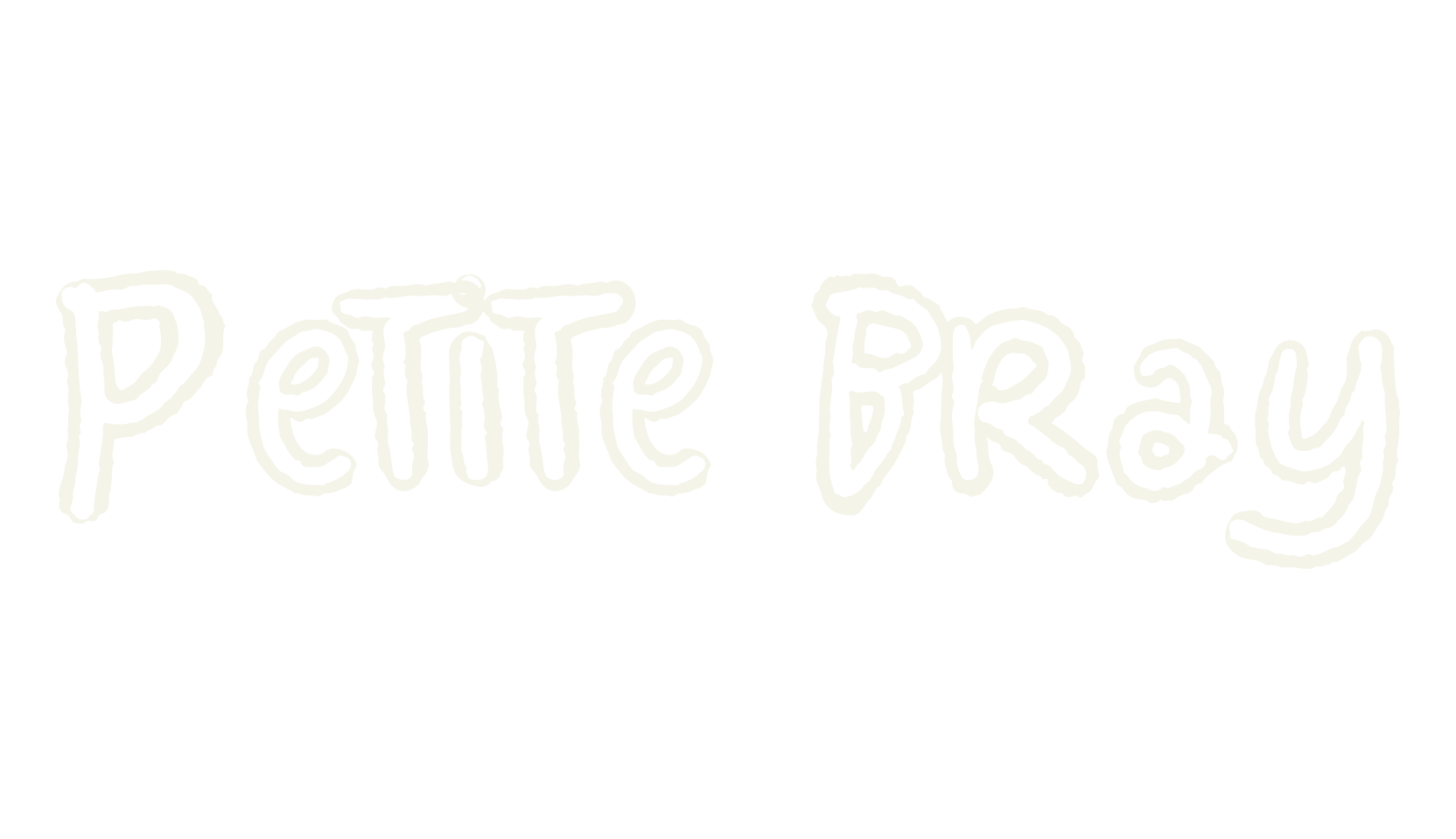 Petite Bray, doodles font preview