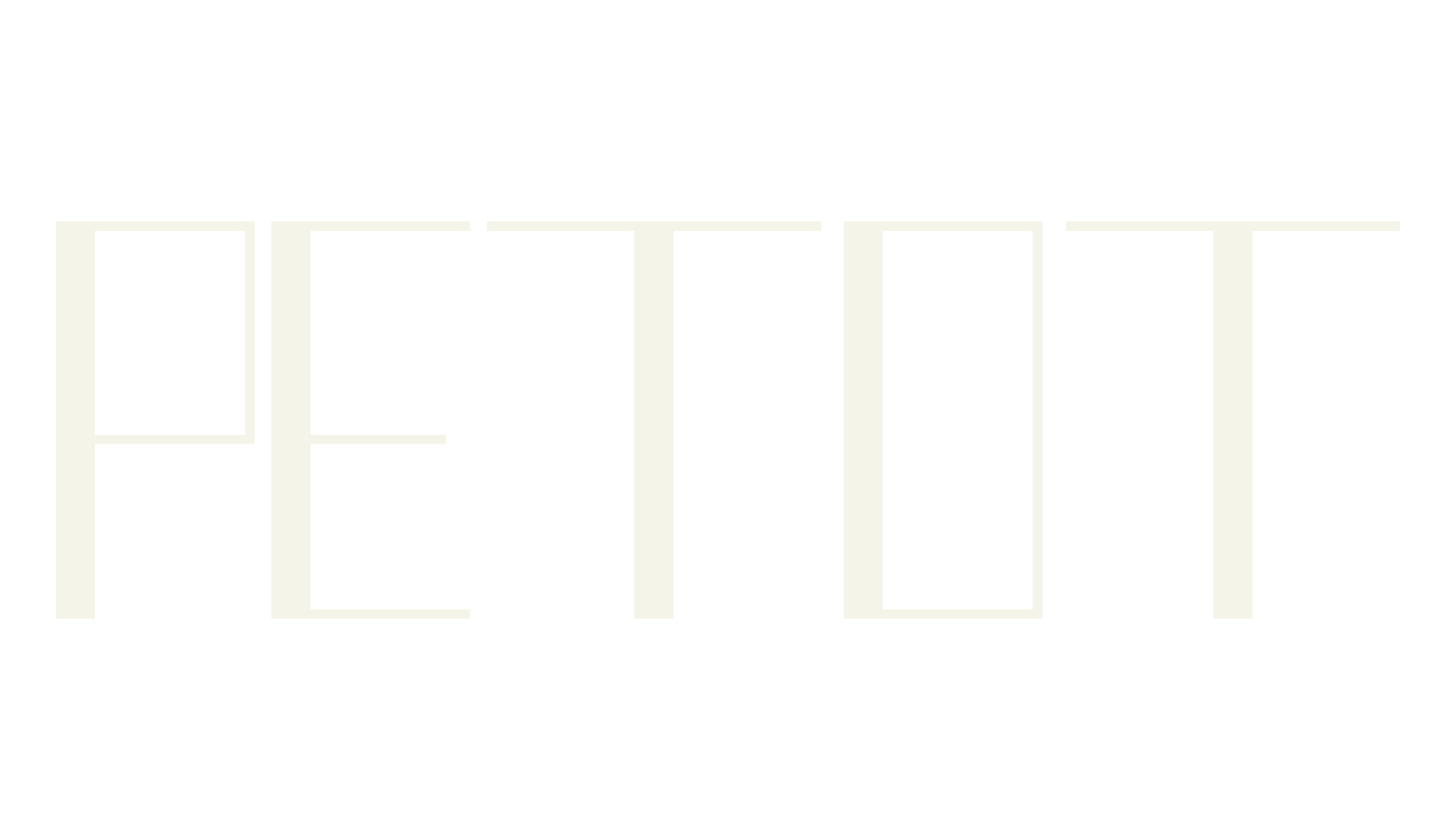 Petot, tech font preview