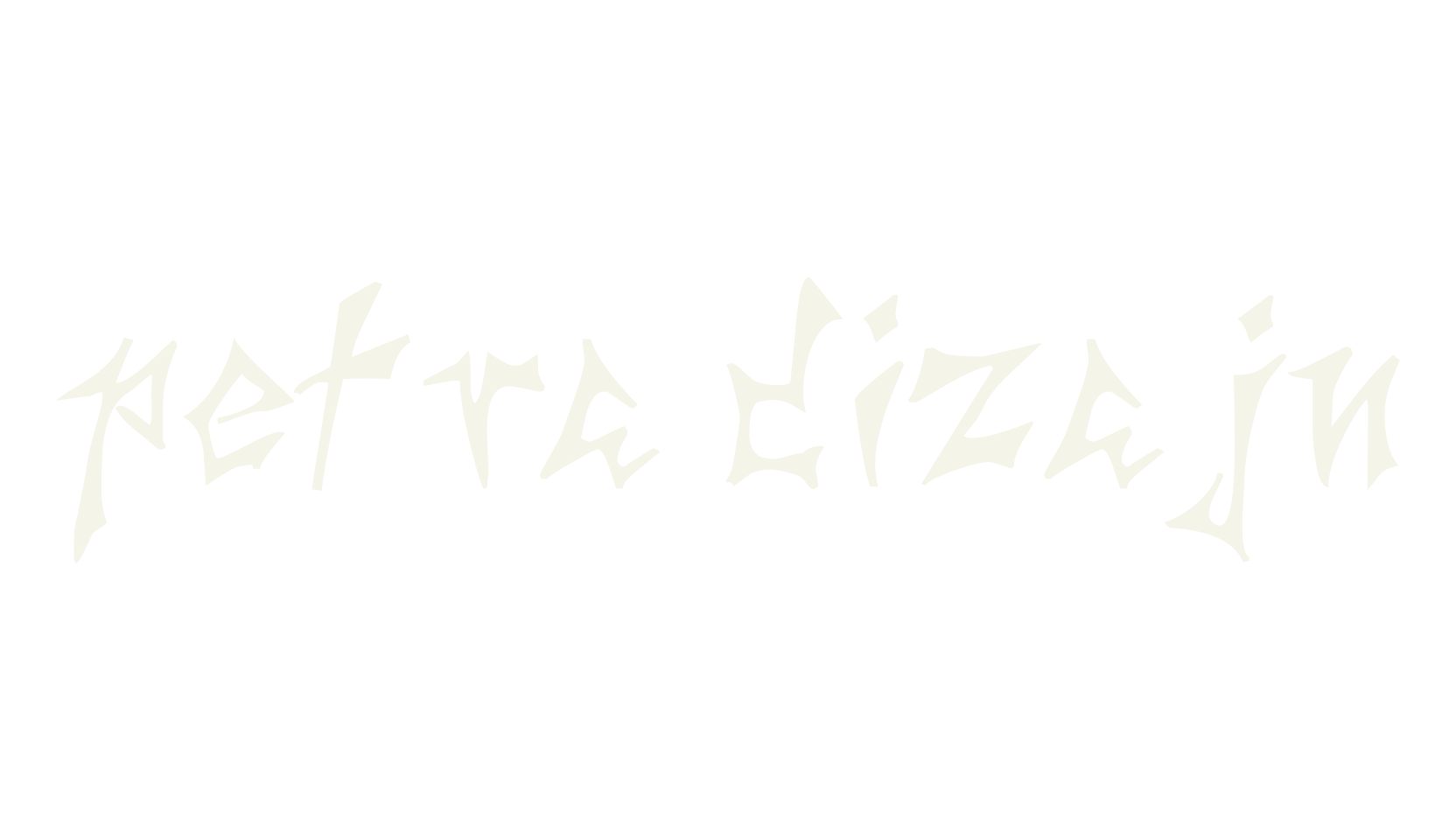 petra dizajn, display font preview