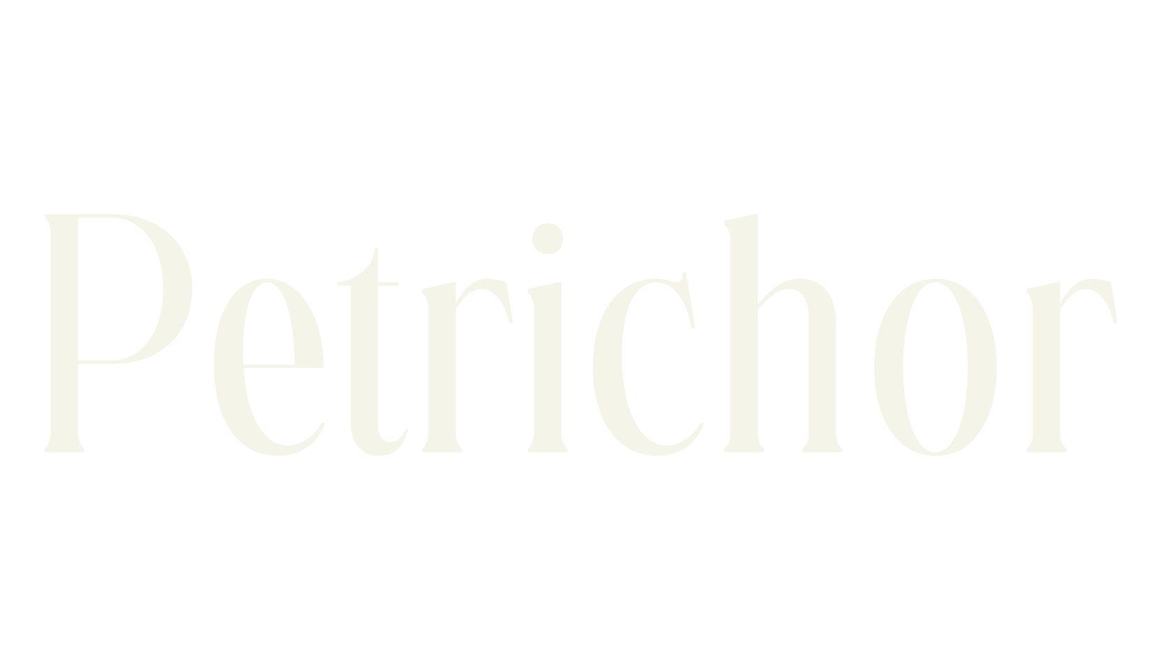 Petrichor, cool font preview