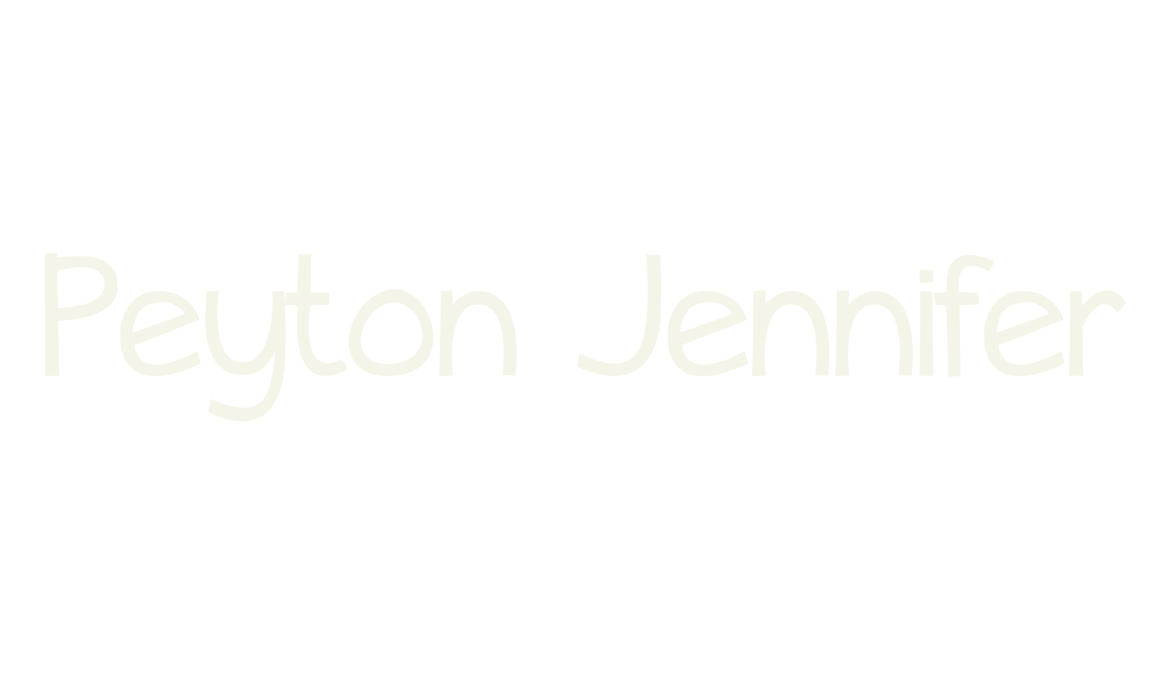 Peyton Jennifer, display market font preview