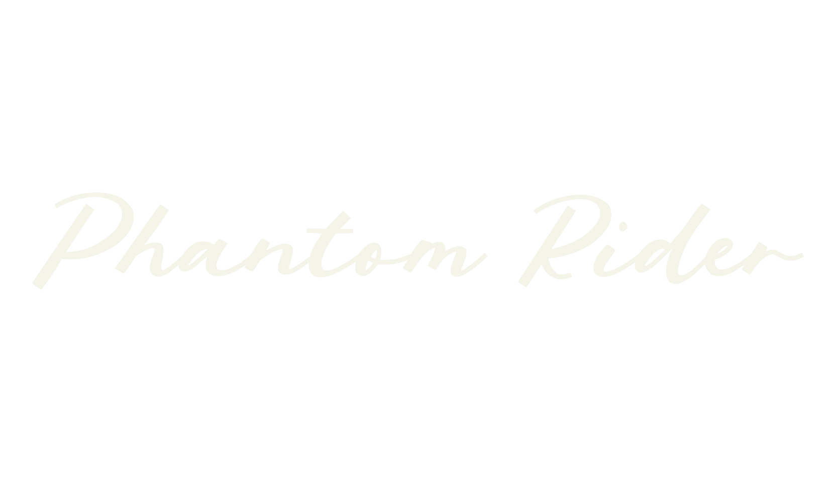 Phantom Rider, fashion sign font preview