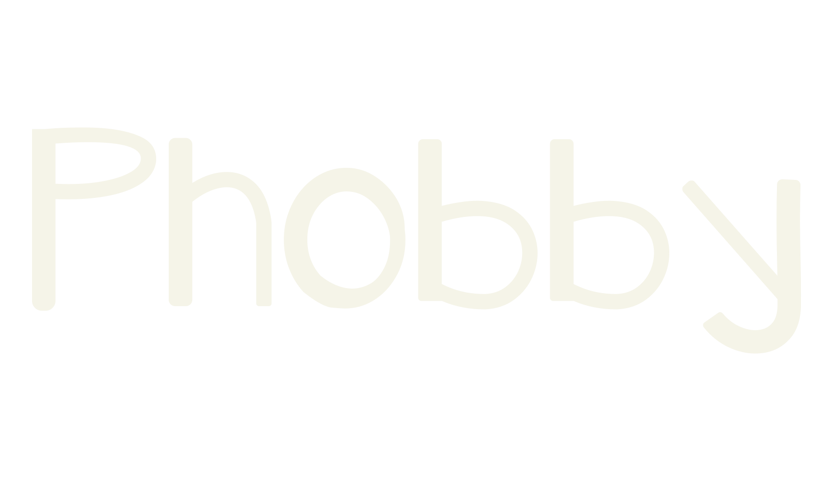 Phobby, hand drawn font preview