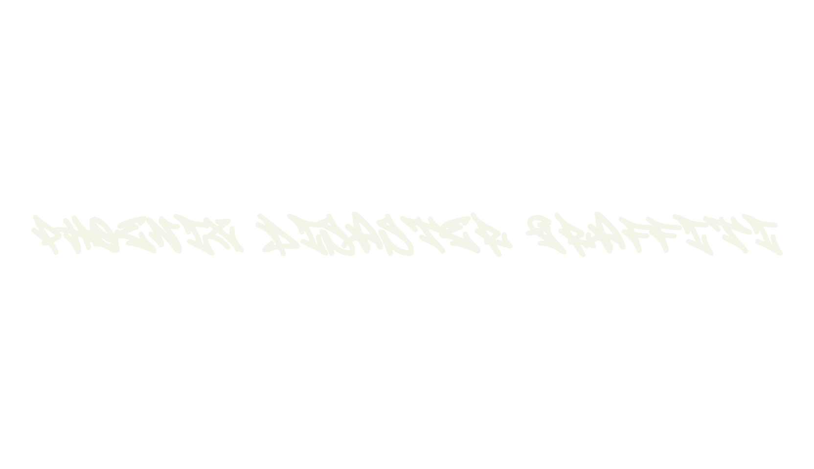 Phoenix Disaster Graffiti, graffiti font preview