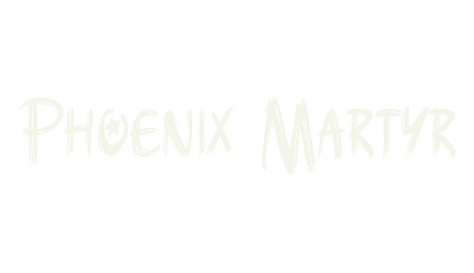 Phoenix Martyr, streetwear font preview