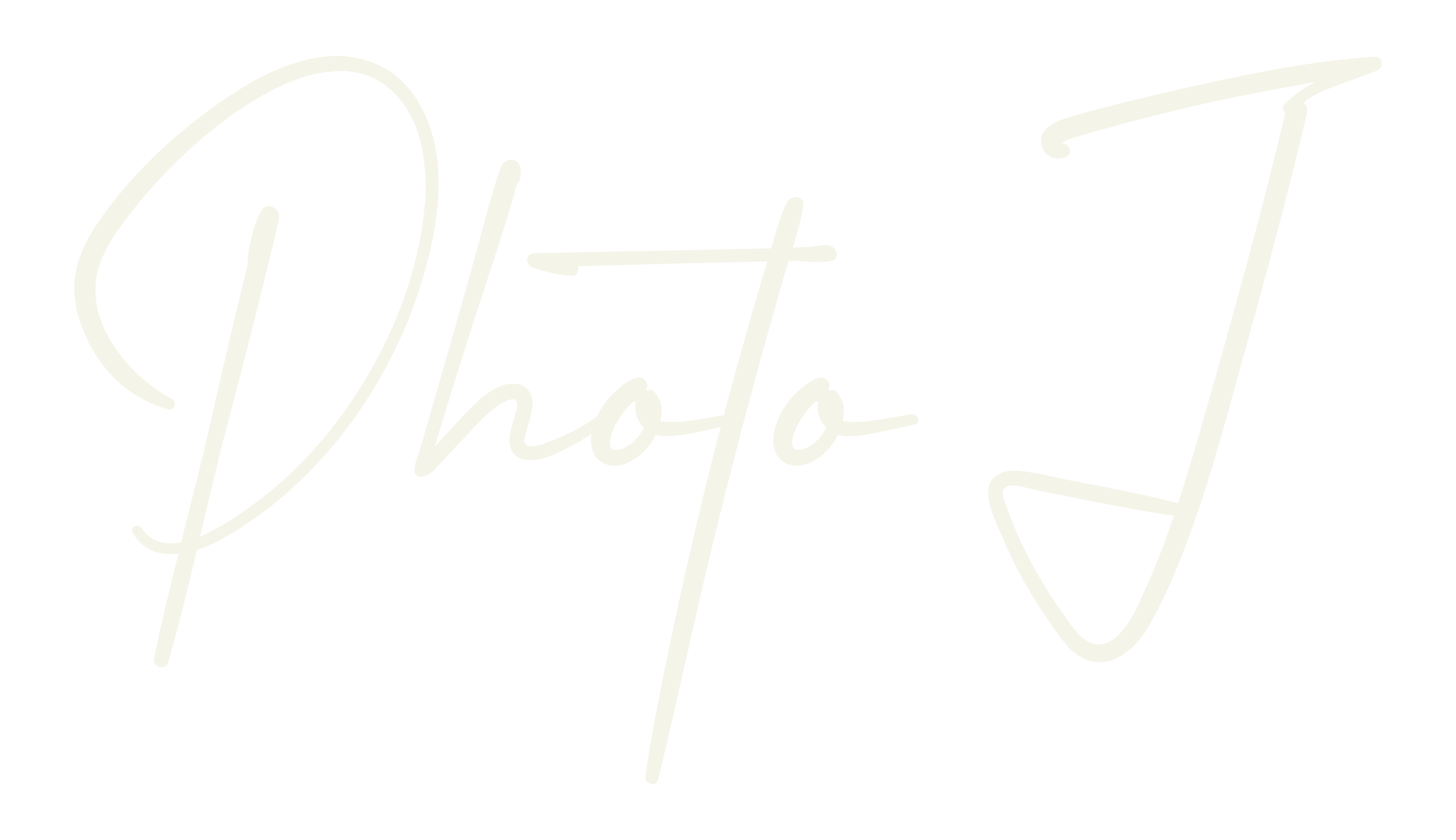 Photo J, lettering font preview