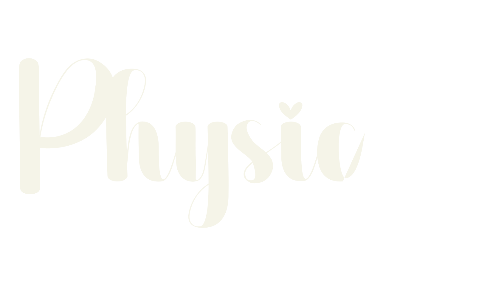 Physical, calligraphy font preview