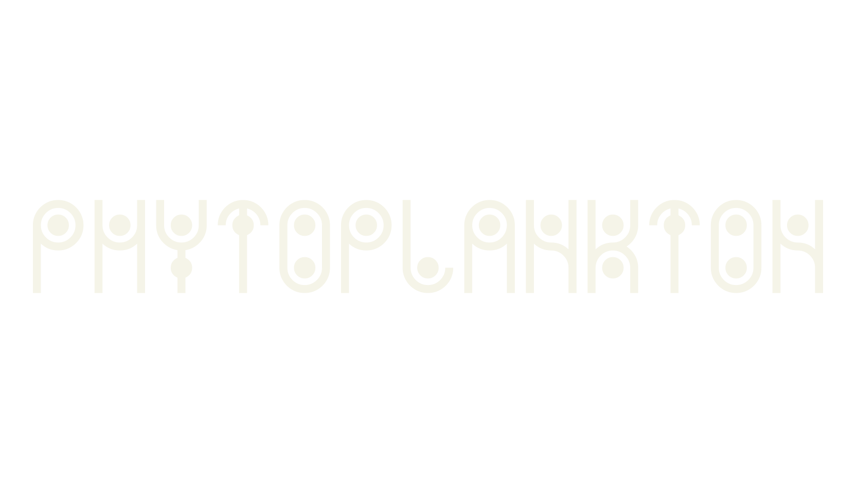 PHYTOPLANKTON, display market font preview