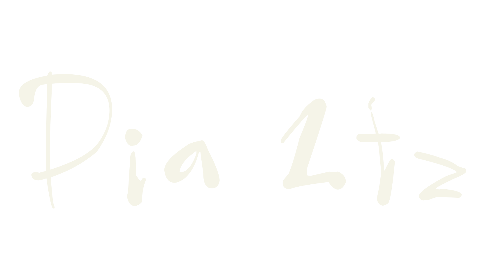 Pia 2tz, basic font preview