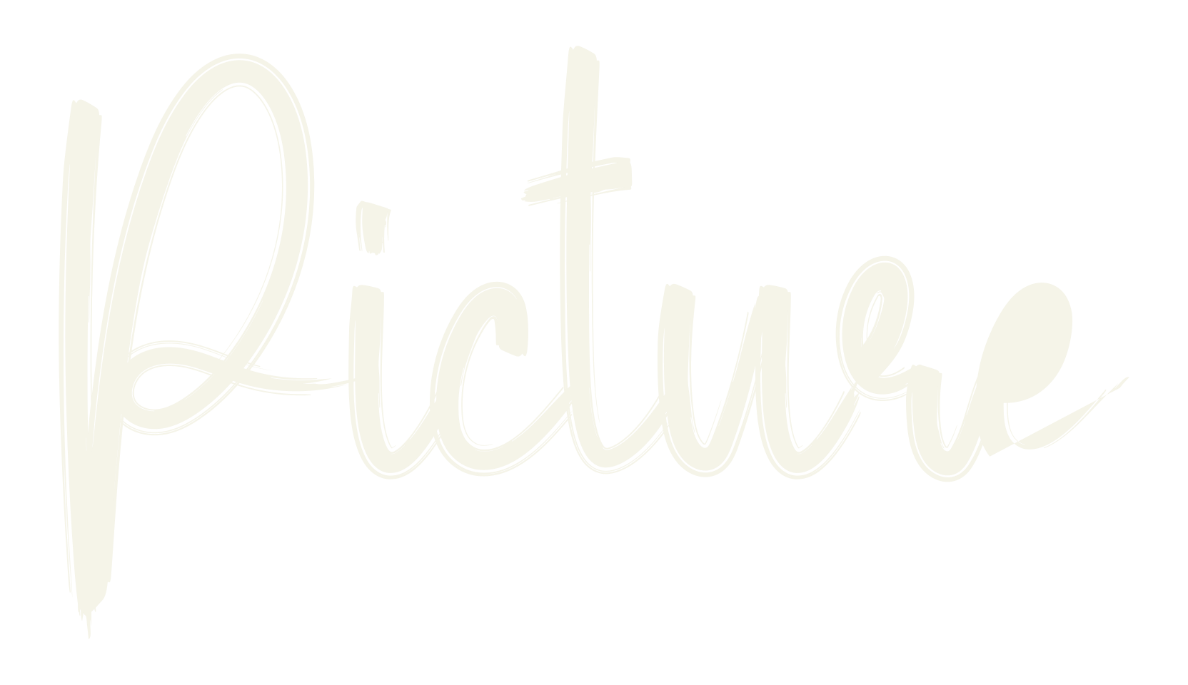 Picture, calligraphy font preview