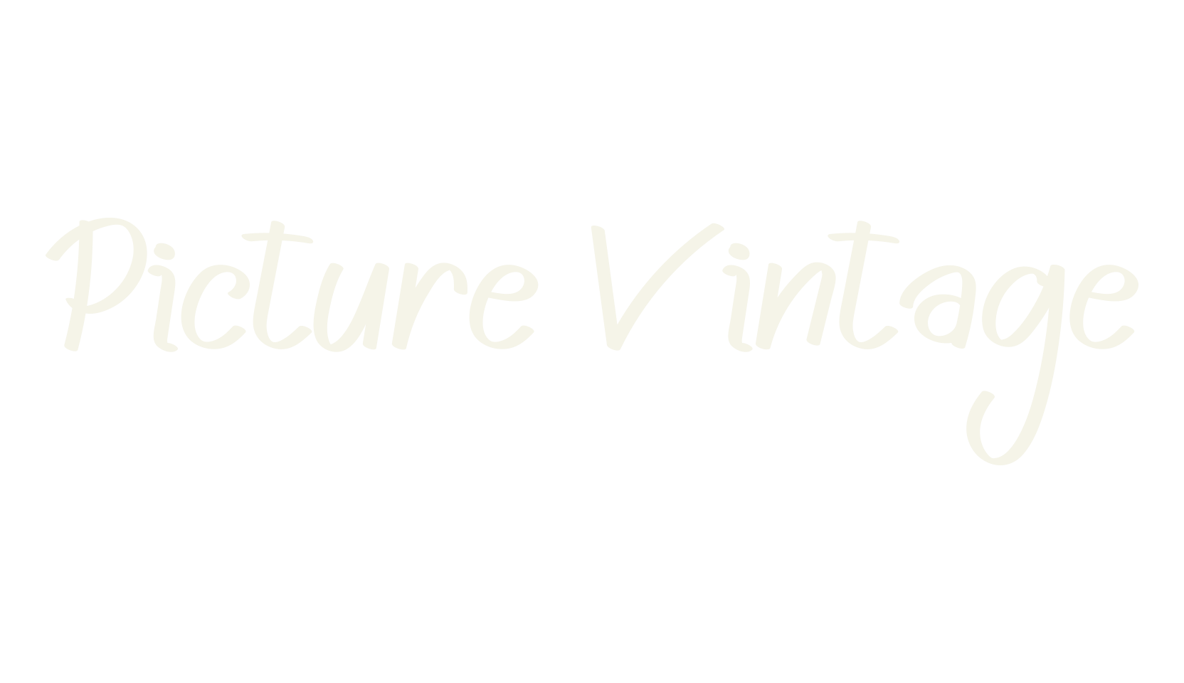 Picture Vintage, various font preview