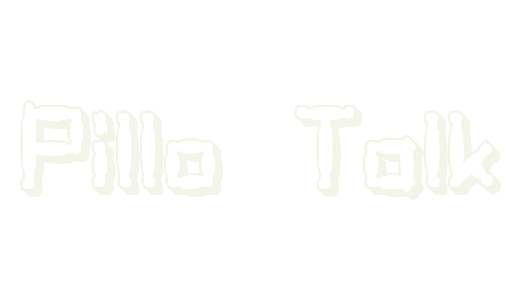 Pillo Talk, display market font preview