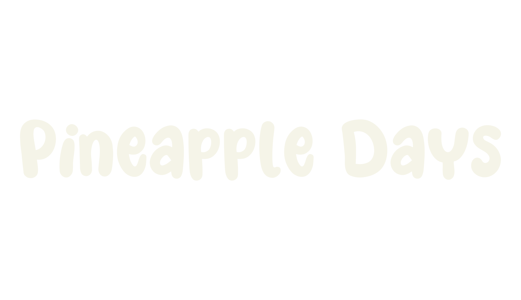 Pineapple Days, display market font preview