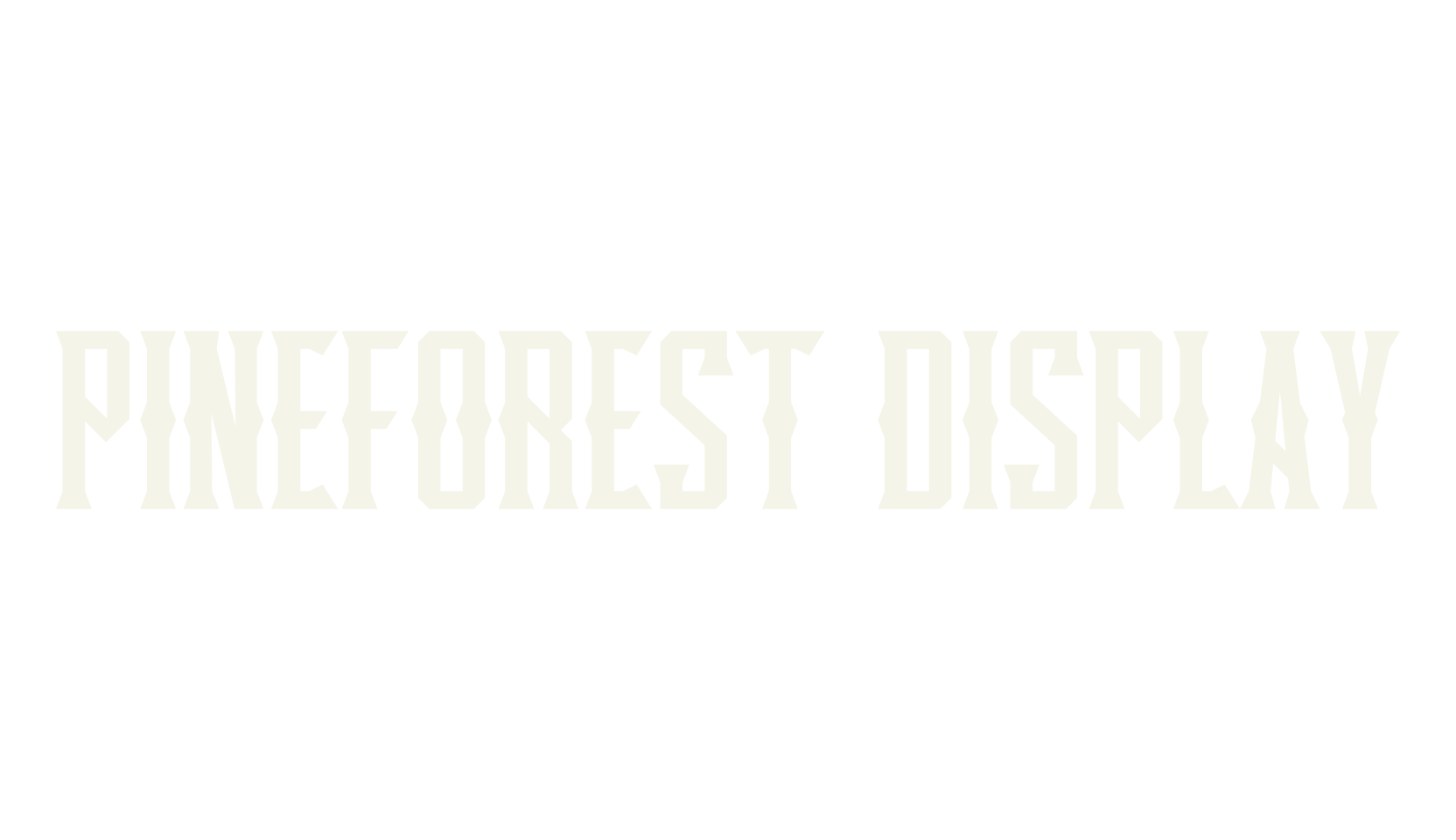 Pineforest Display, display market font preview