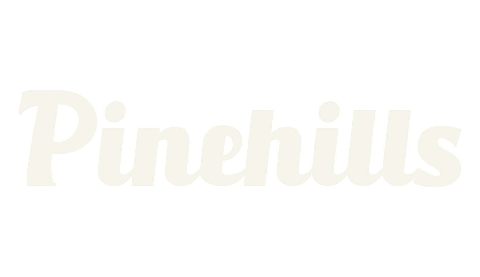 Pinehills, bold font preview