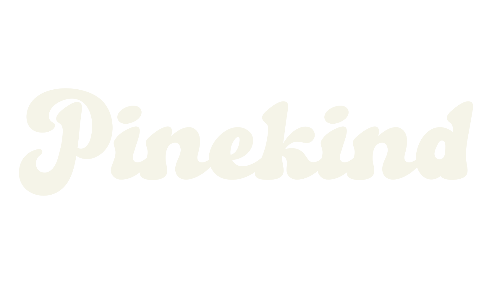 Pinekind, cursive font preview