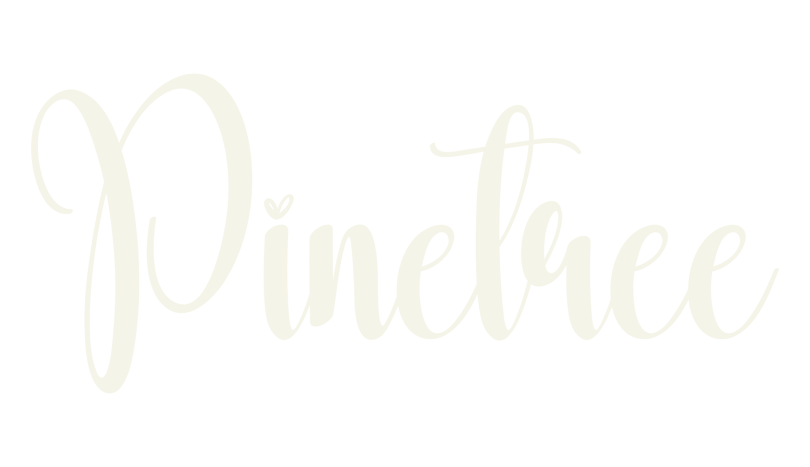 Pinetree, calligraphy font preview