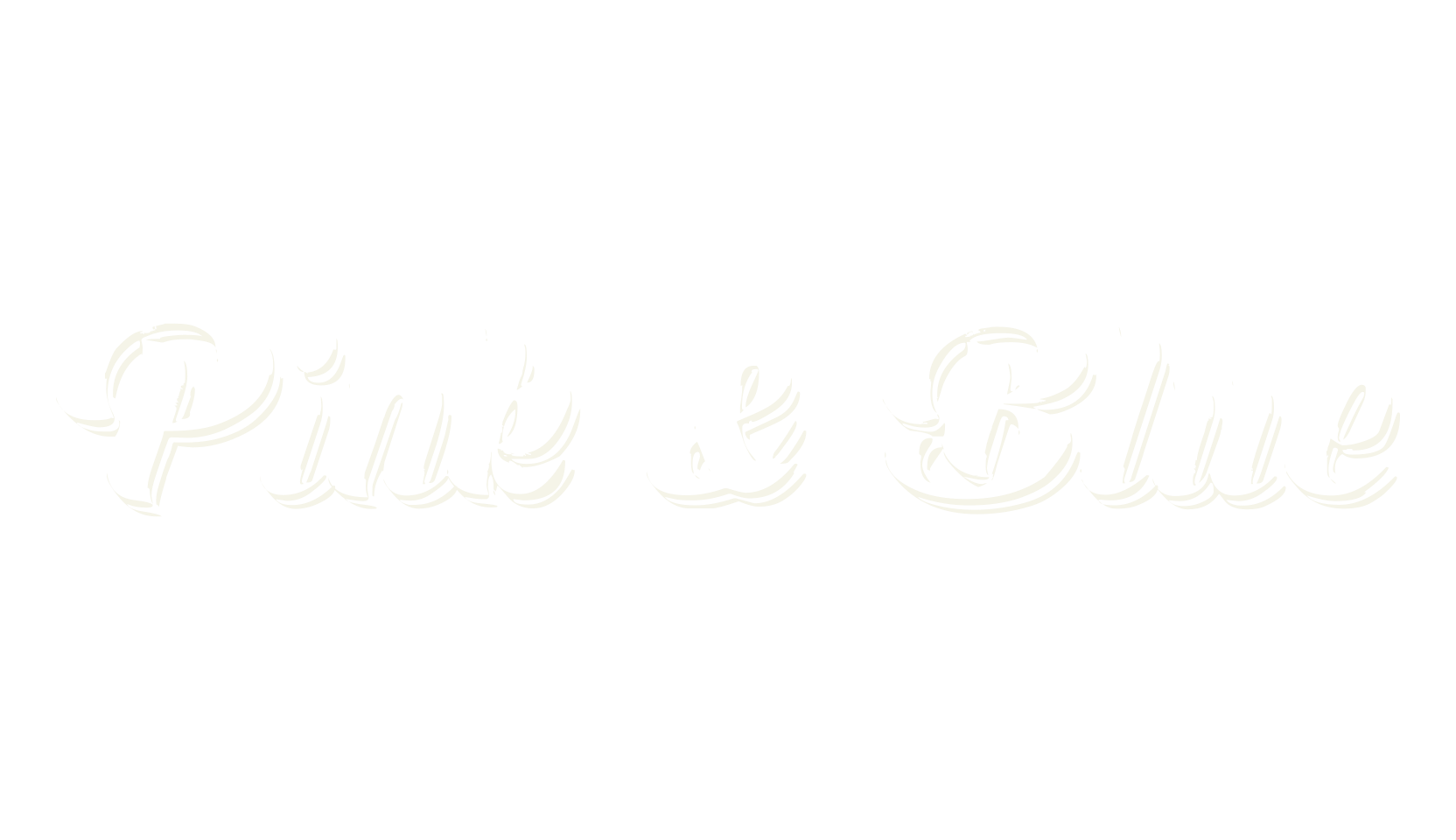Pink & Blue, fashion script font preview