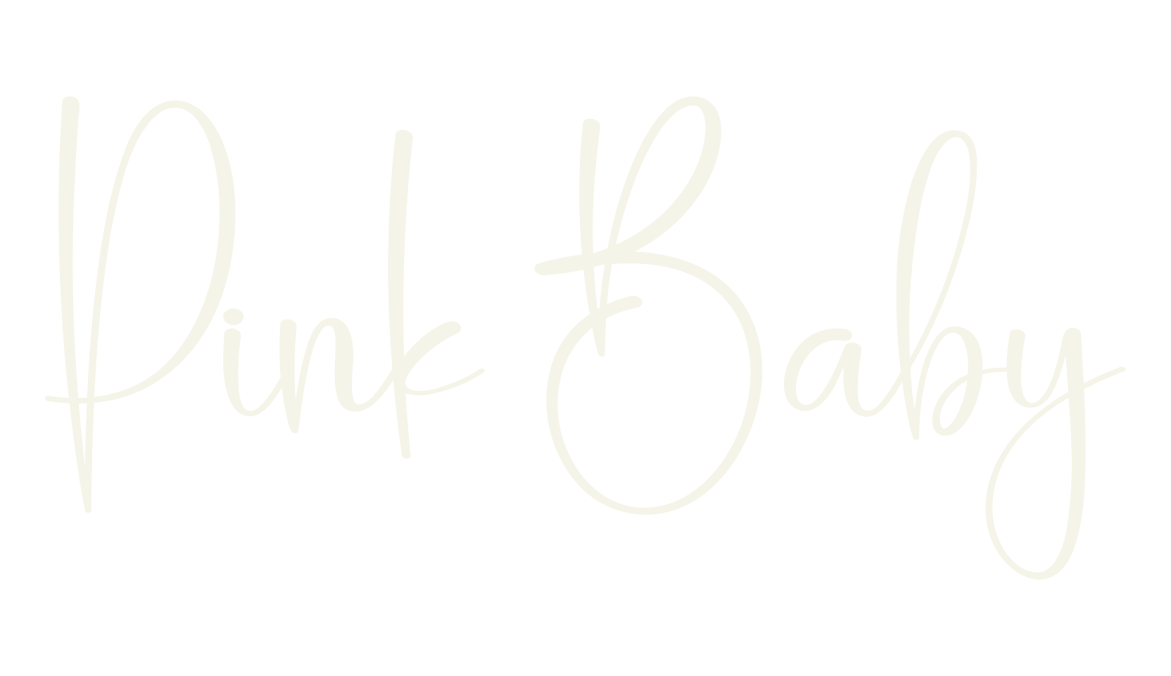 Pink Baby, calligraphy font preview